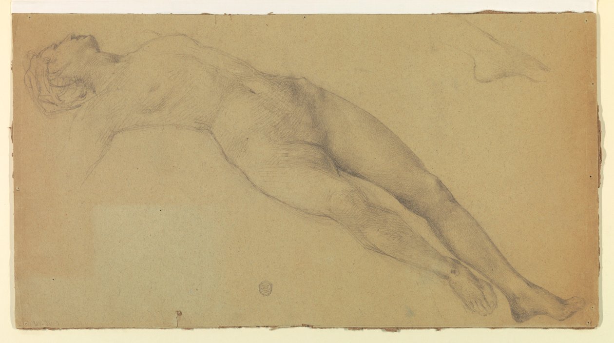 Studie für "Diana und ihre Begleiterinnen unter den Sternbildern" von Francis Augustus Lathrop