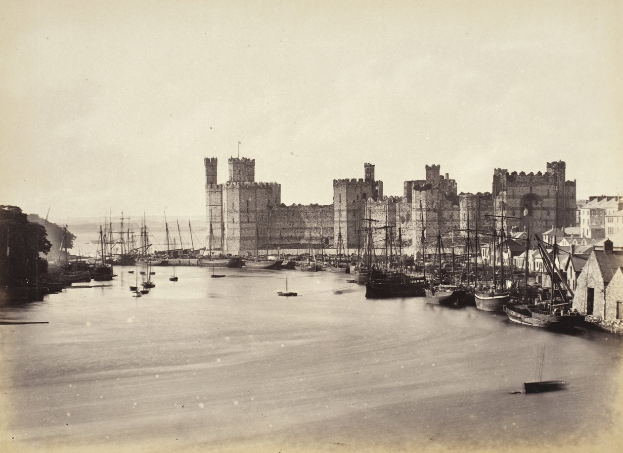 Burg Caernarfon und Flussmündung (578) von Francis Bedford