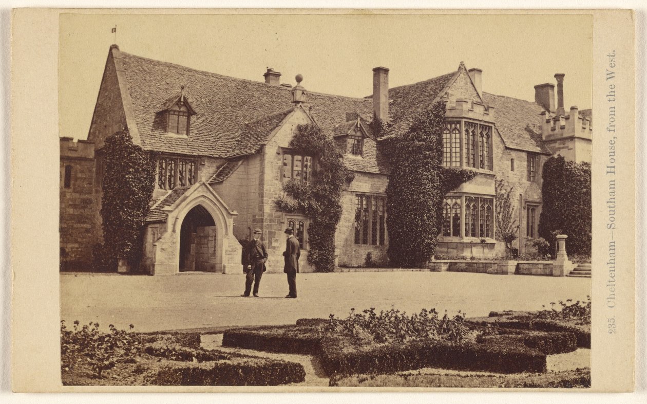 Cheltenham - das Südhaus von Westen von Francis Bedford