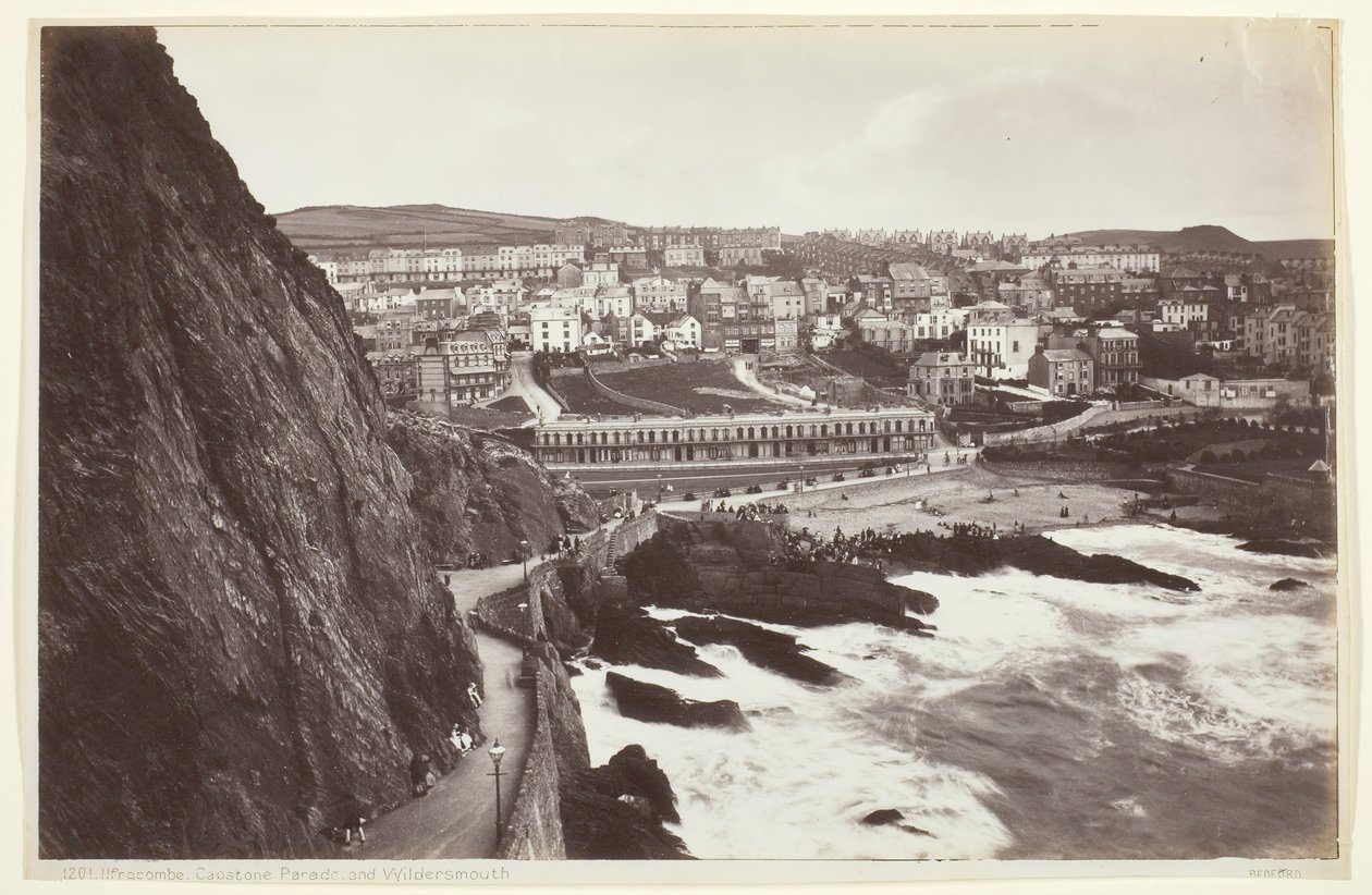 Ilfracombe, Capstone Parade und Wildersmouth, 1860-94 von Francis Bedford