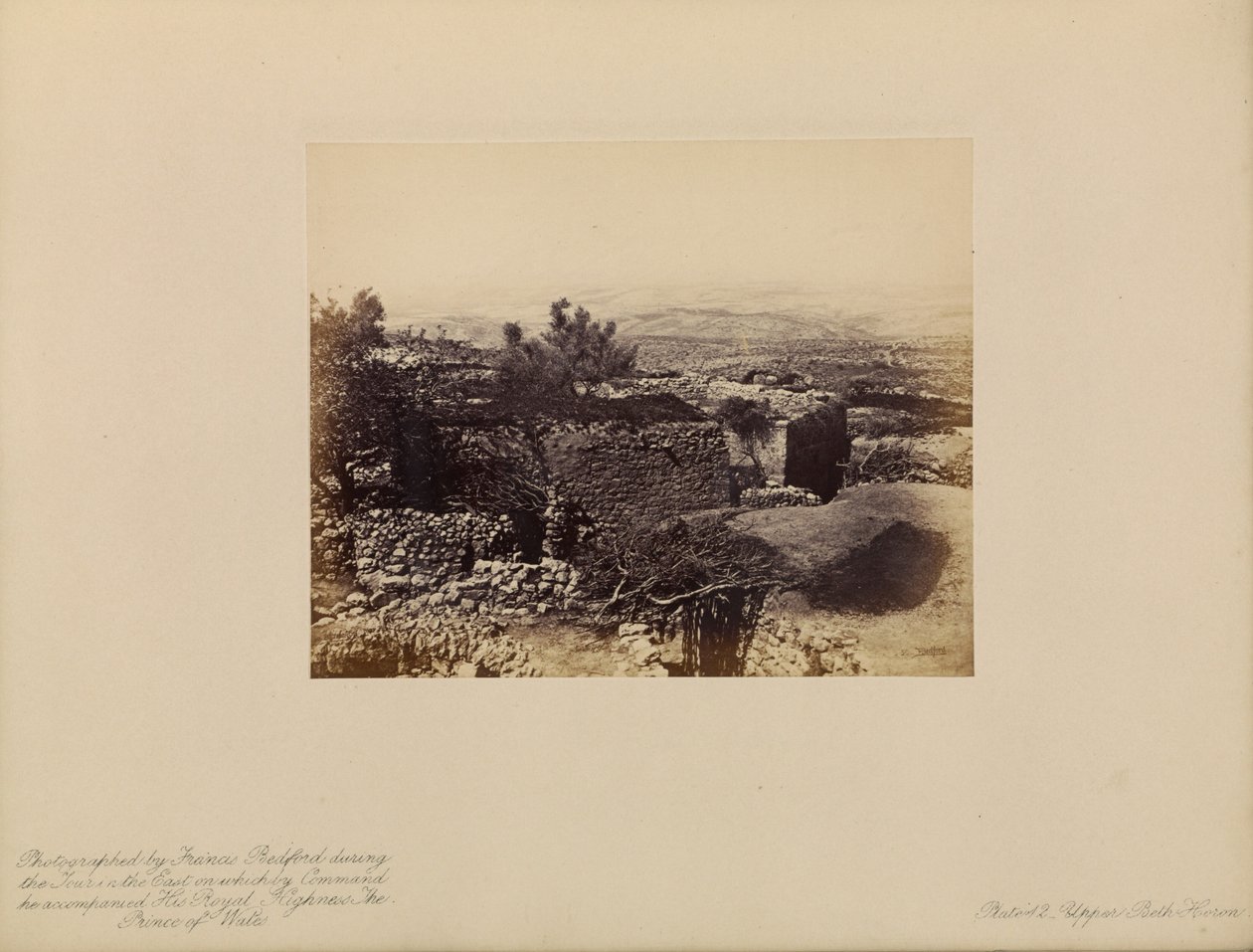 Oberes Beth-Horon von Francis Bedford