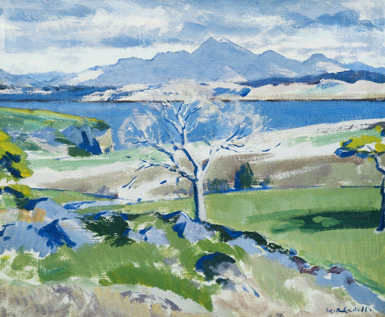 Ben Cruachan von Achnacraig, Mull, ca. 1931 von Francis Campbell Boileau Cadell