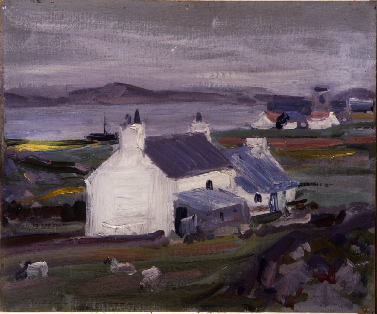 Farmsteading, Iona, Auchabhaich Croft von Francis Campbell Boileau Cadell