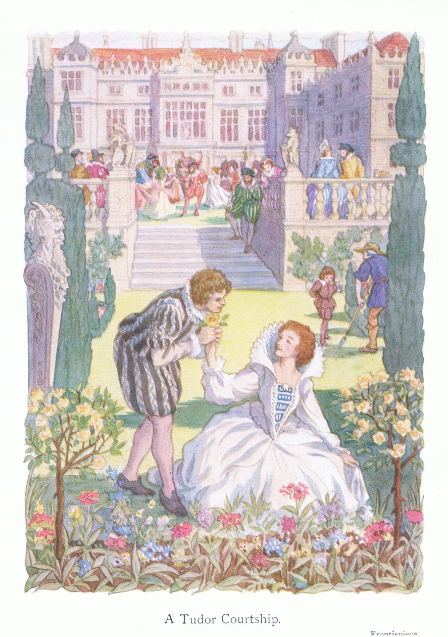 Ein Tudor-Werben von Francis Donkin Bedford