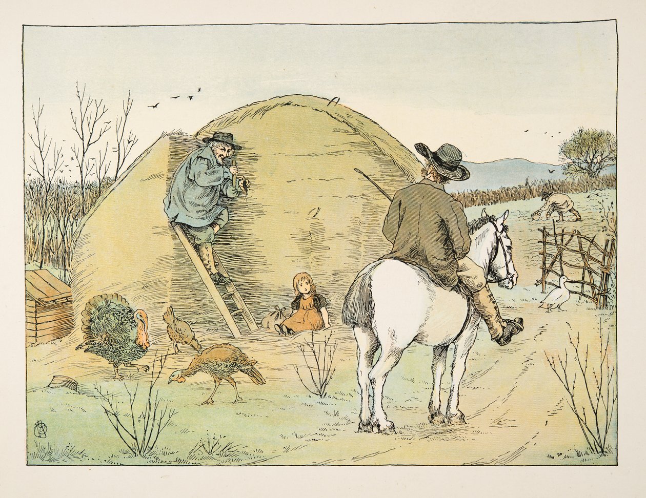 Der Bauer, aus Vierundzwanzig Arbeiter, veröffentlicht 1900 von Francis Donkin Bedford