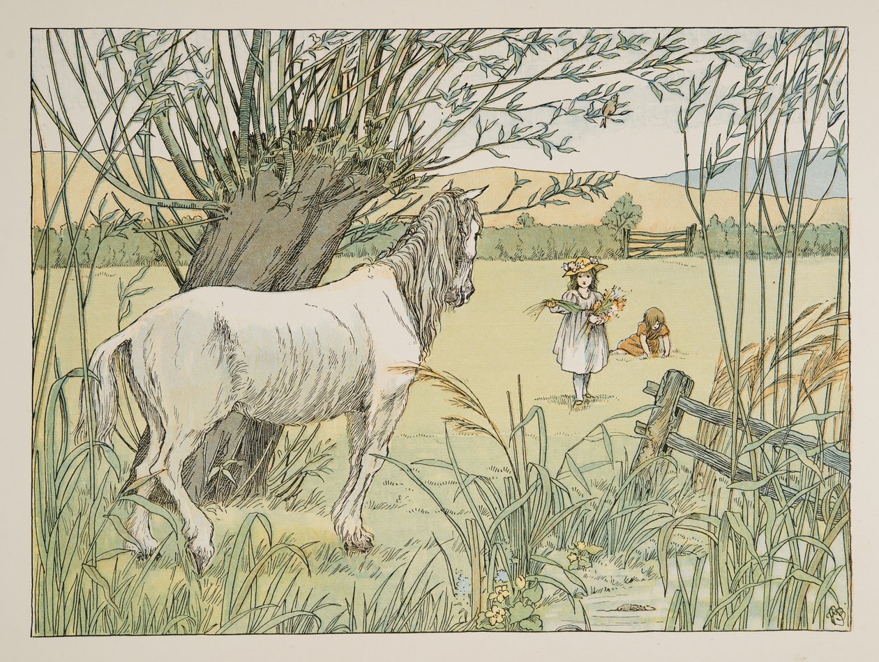 Das alte Buspferd, aus Vierundzwanzig Arbeiter, veröffentlicht 1900 von Francis Donkin Bedford