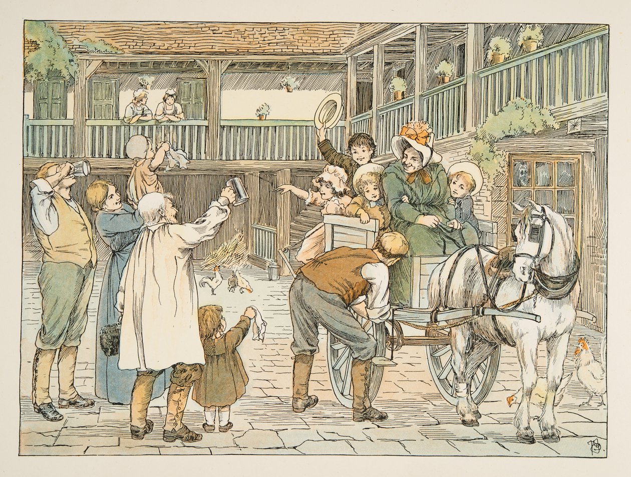 Der Stallknecht, aus Vierundzwanzig Arbeiter, veröffentlicht 1900 von Francis Donkin Bedford
