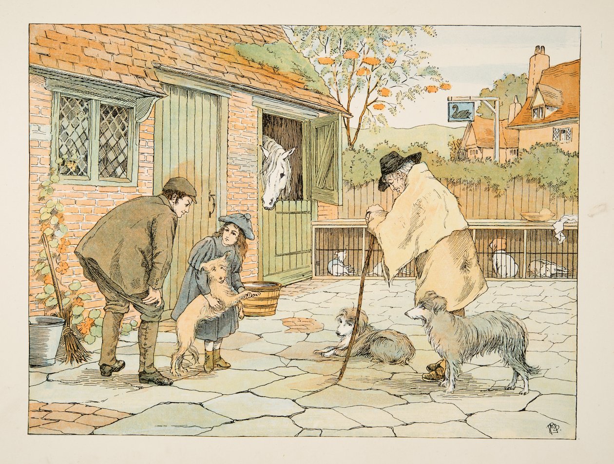 Der Tierarzt, aus Vierundzwanzig Arbeiter, veröffentlicht 1900 von Francis Donkin Bedford