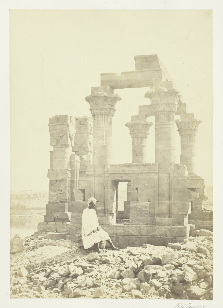 Früher Morgen in Wady Kardassy, Nubien von Francis Frith