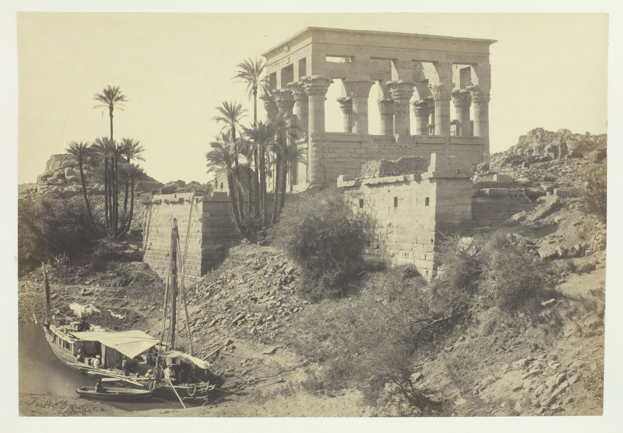 Pharaos Bett, Insel Philä, 1857 von Francis Frith