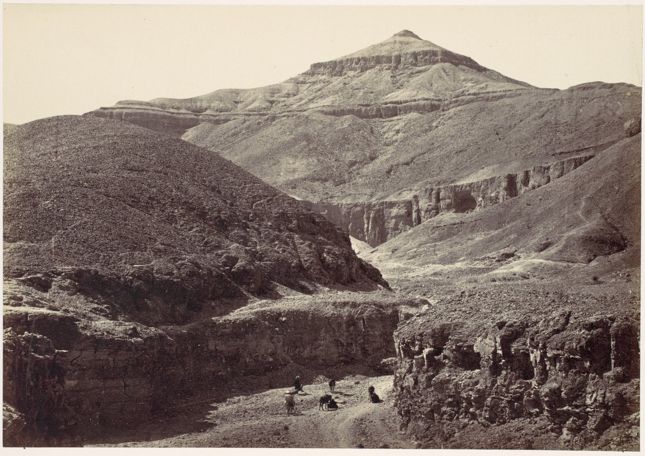 Tal der Königsgräber, Theben von Francis Frith