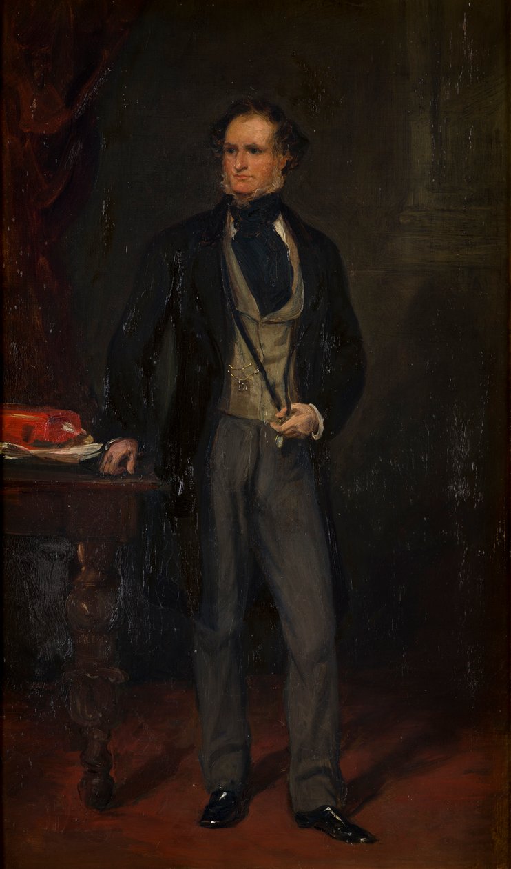 Porträt von Edward Stanley, 14. Earl of Derby von Francis Grant