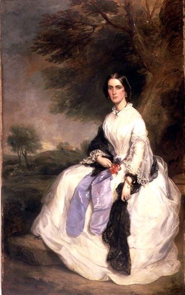 Porträt von Mrs. John Hick, um 1861 von Francis Grant