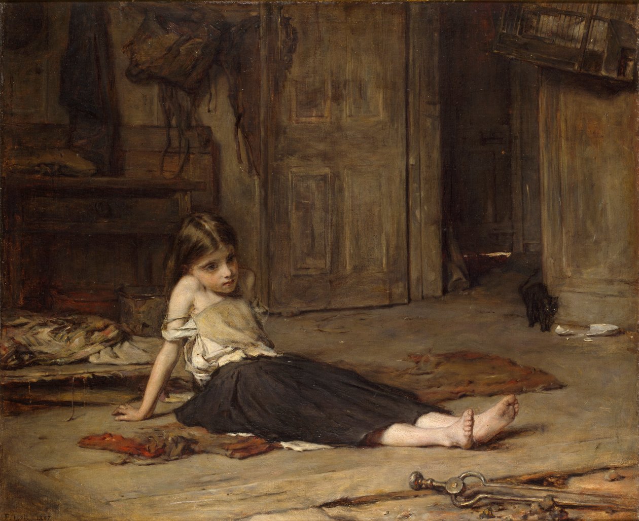 Gesichter im Feuer von Francis Montague Holl