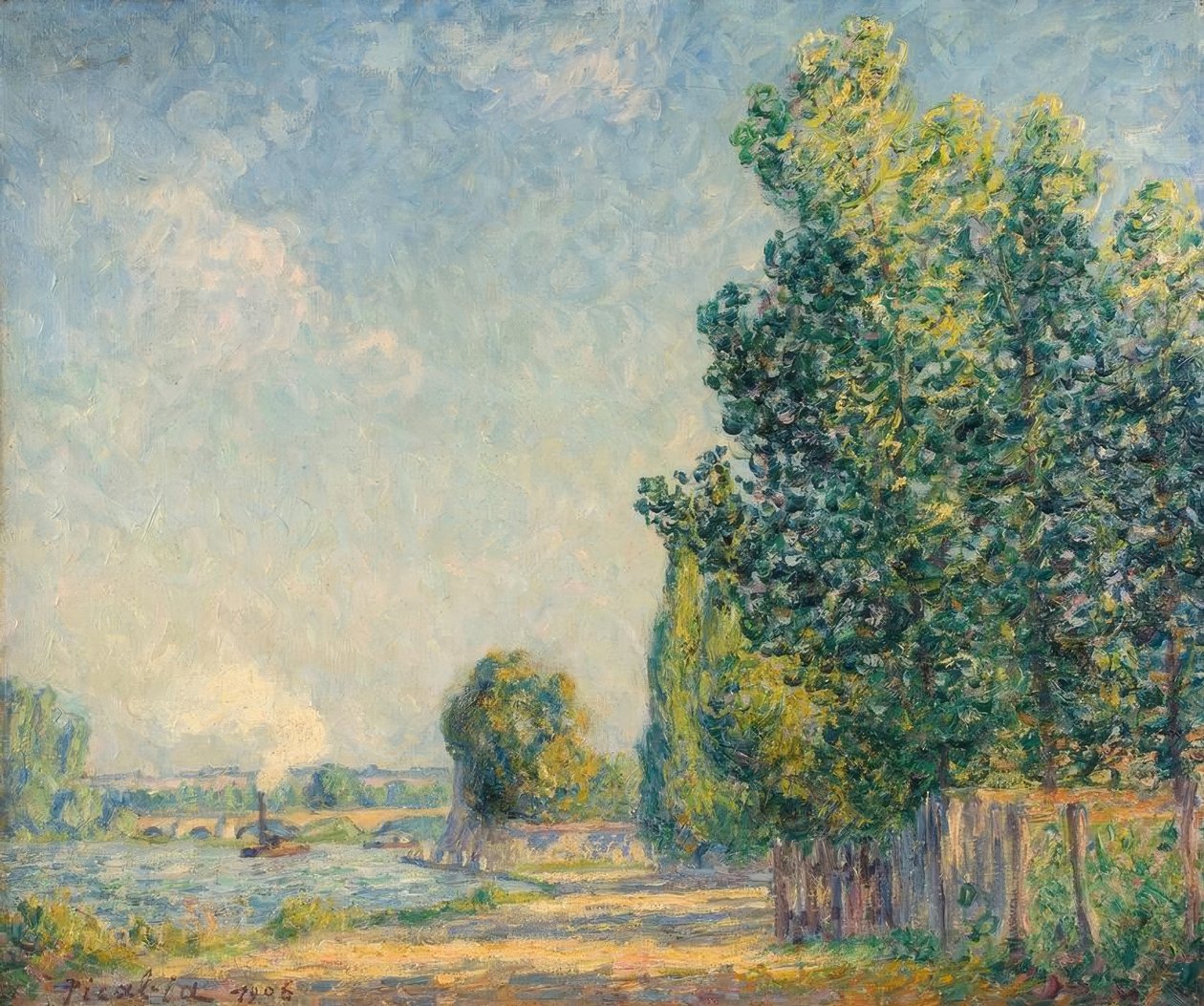 Anfang des Herbstes, Villeneuve-sur-Yonne von Francis Picabia