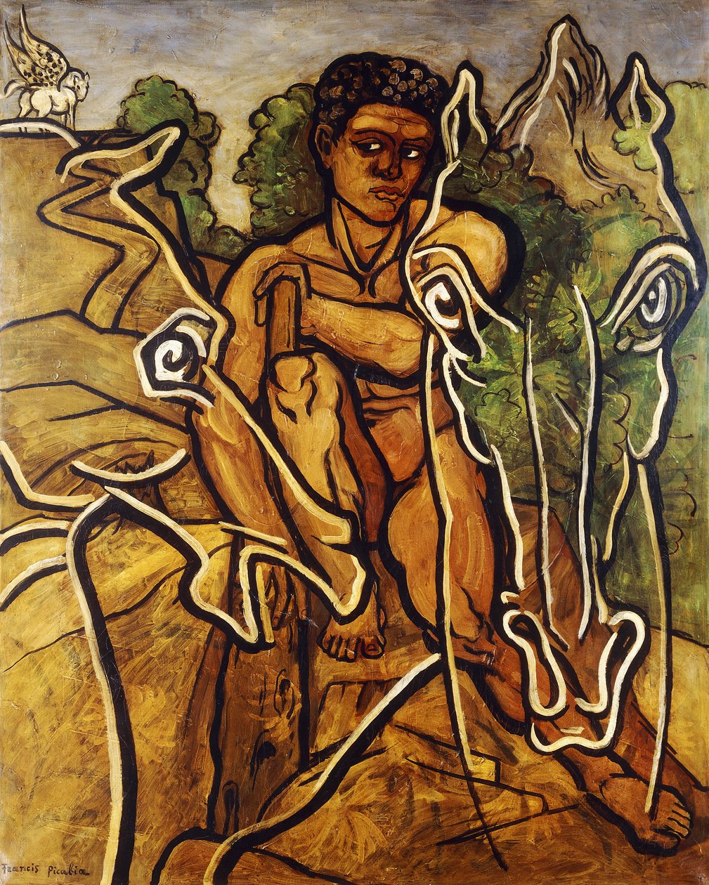 Herkules und seine Pferde von Francis Picabia