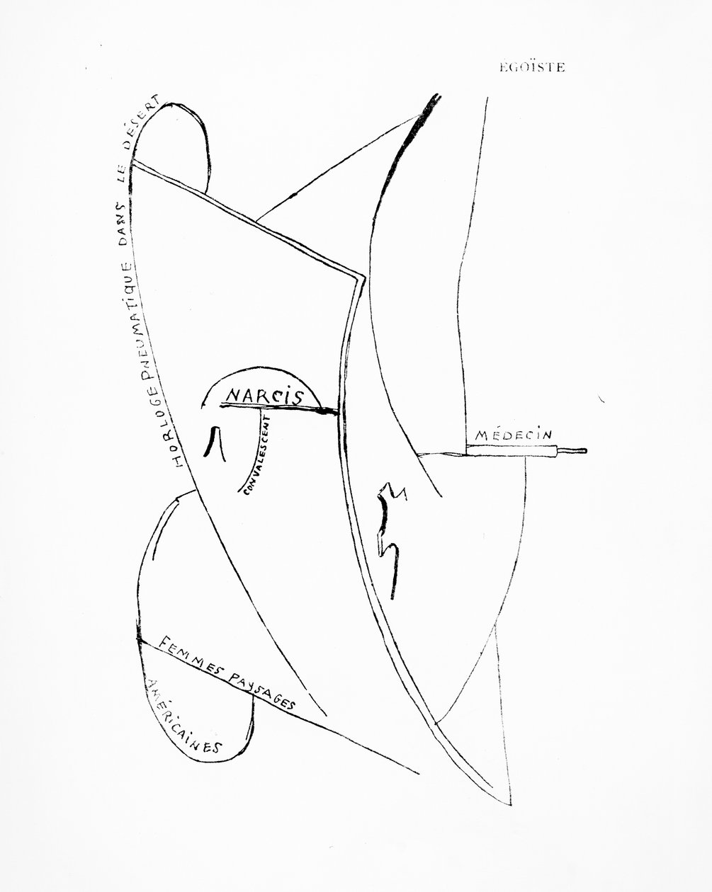 Gedichte und Zeichnungen des Mädchens ohne Mutter, Nr. 19, veröffentlicht von Imprimeries Réunies, Lausanne von Francis Picabia