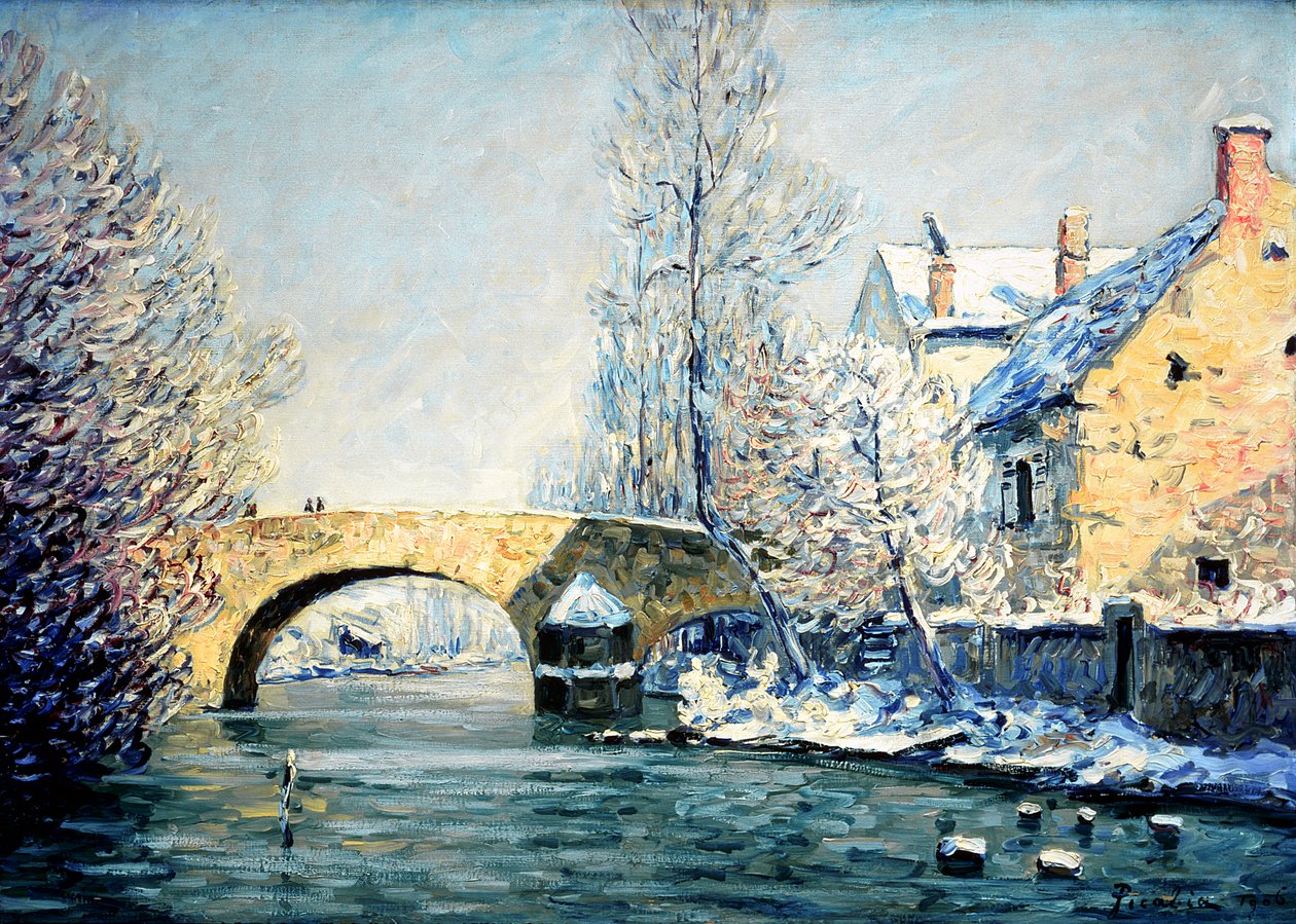 Pont Aubert, Schneeeffekt von Francis Picabia