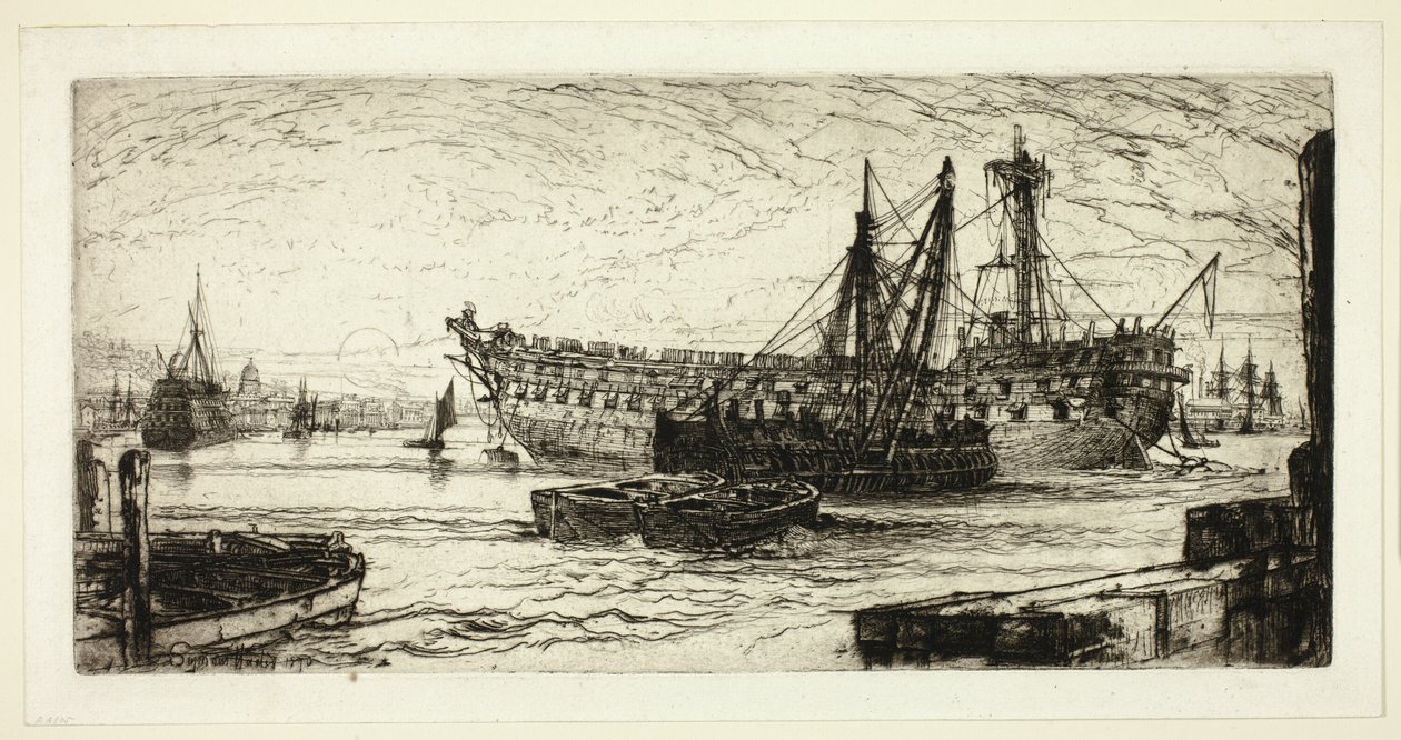 Zerlegung der Agamemnon, Nr. 1 von Francis Seymour Haden