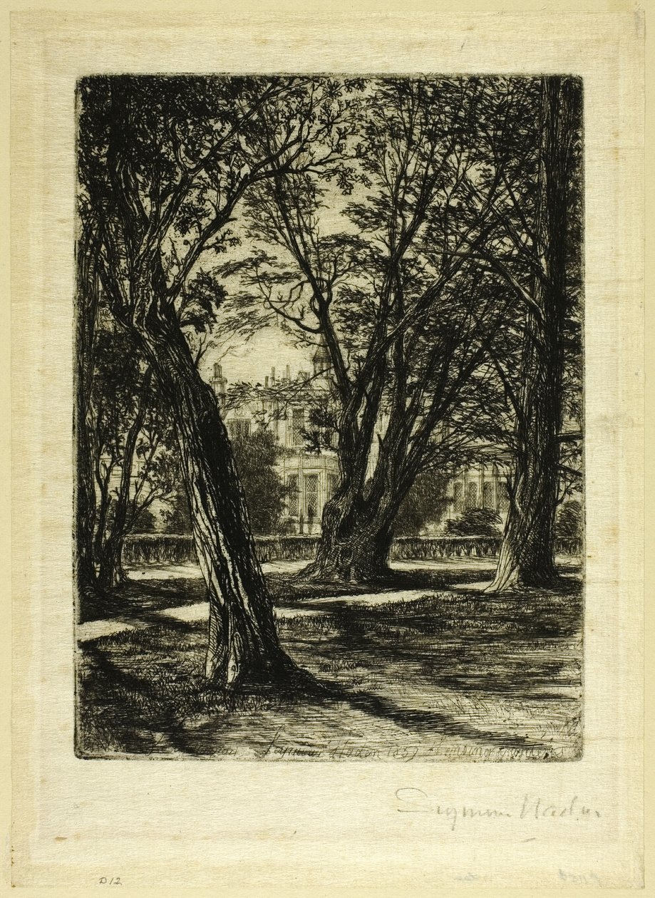 Kensington Gardens, Nr. I (kleine Platte) von Francis Seymour Haden