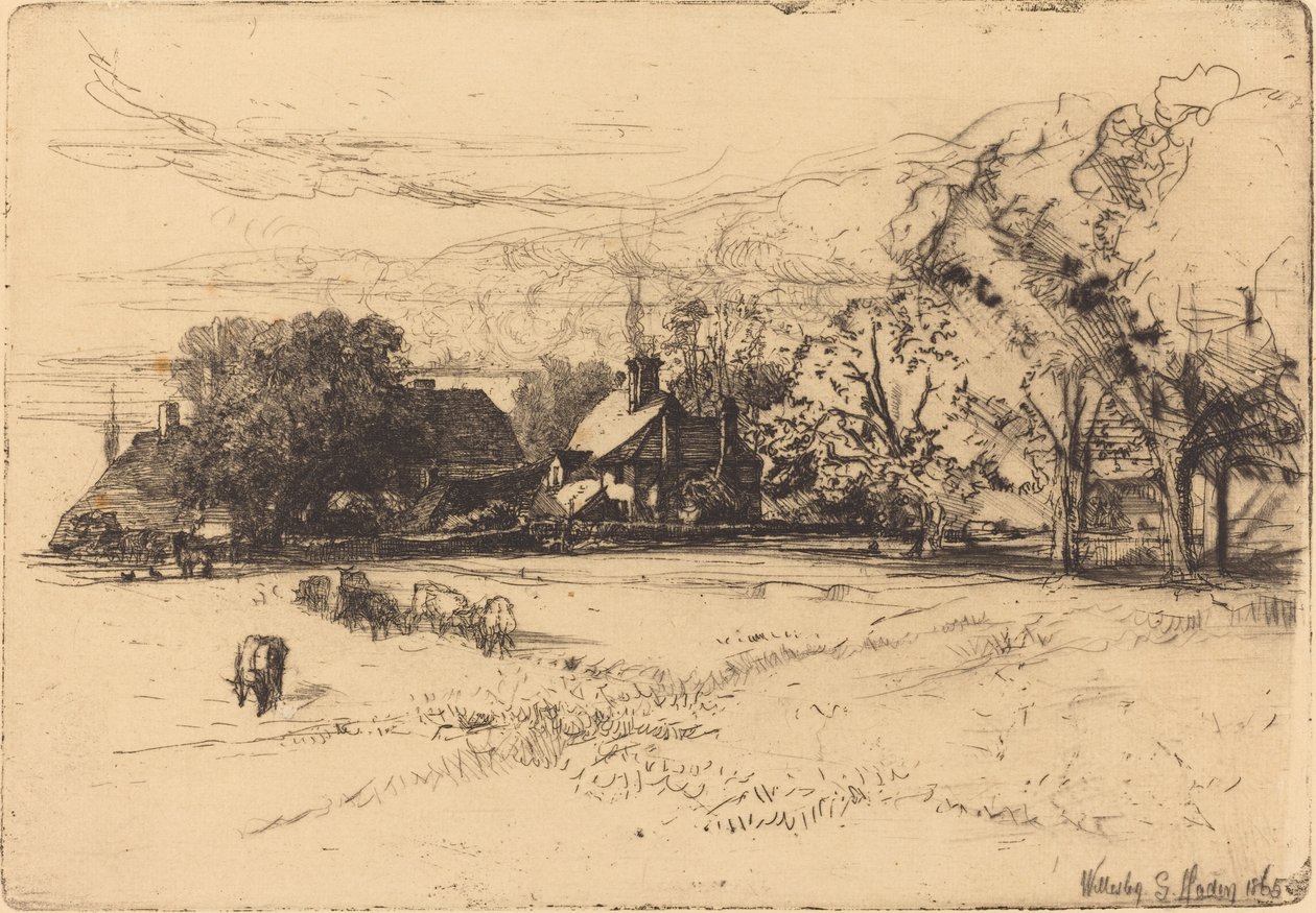 Old Willesley House von Francis Seymour Haden