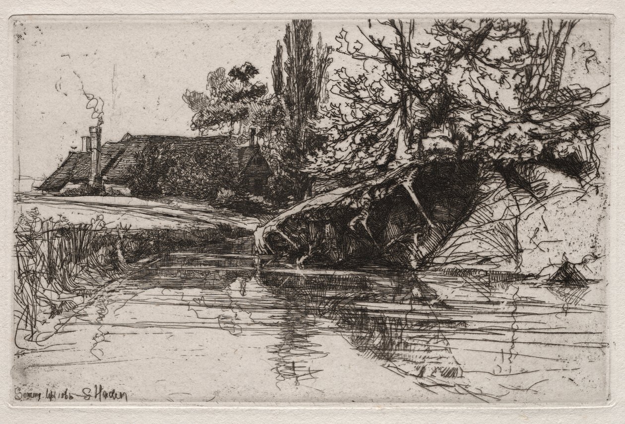 Das Wassergrabenhaus von Francis Seymour Haden