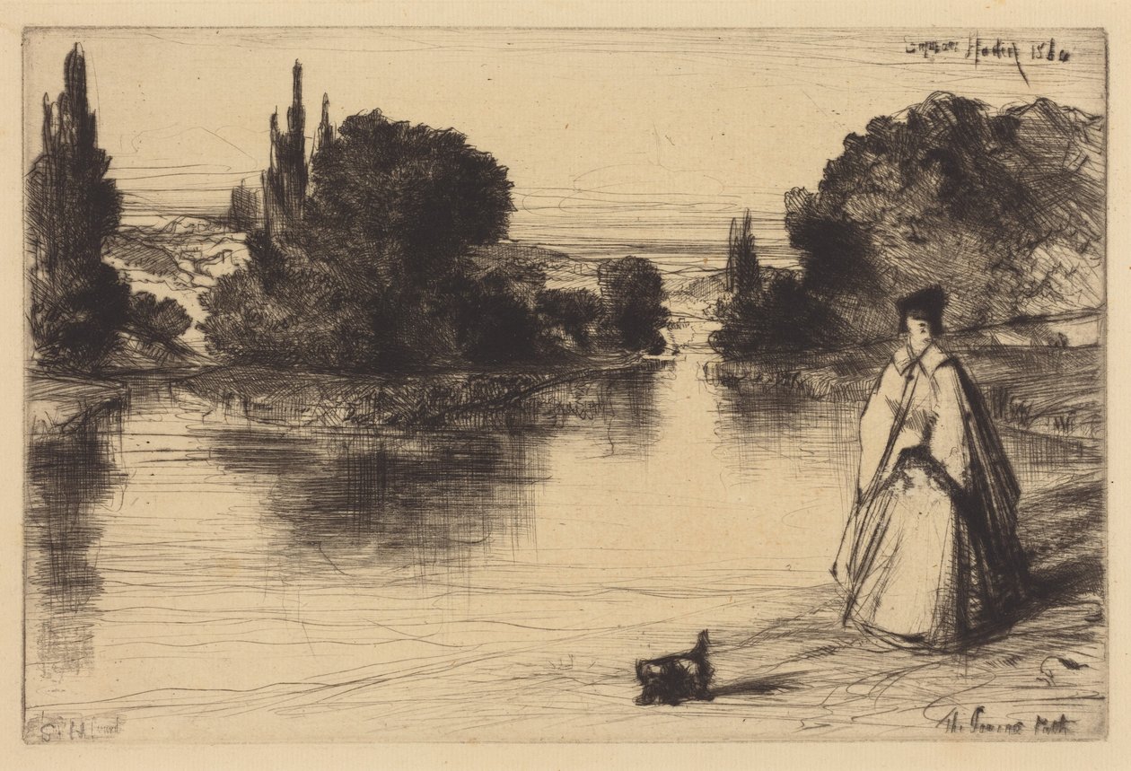 Der Treidelpfad von Francis Seymour Haden