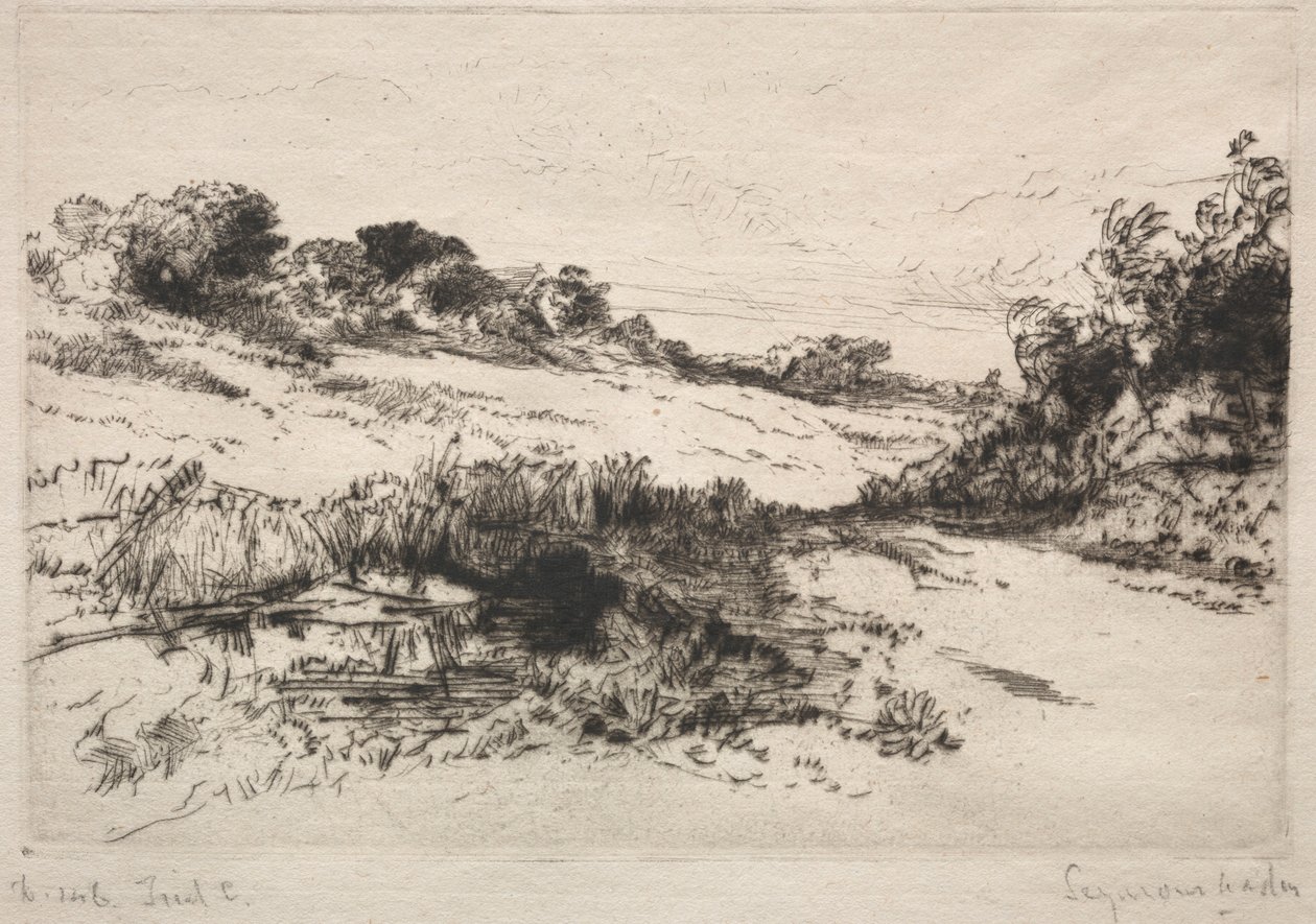 Windmill Hill, Nr. 1 von Francis Seymour Haden