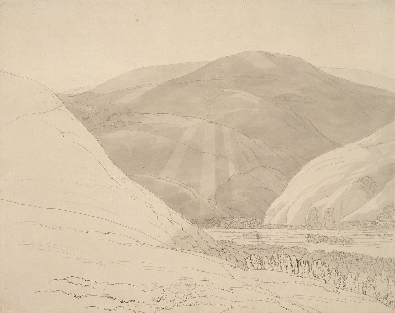 Croidon Hill von Francis Towne