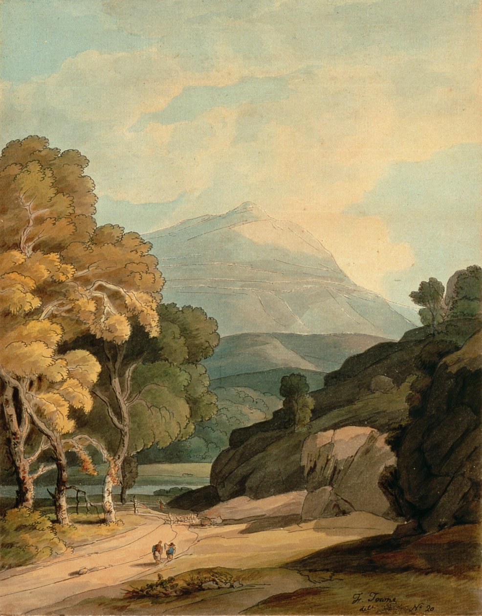 In der Nähe von Maentwrog, Nordwales von Francis Towne