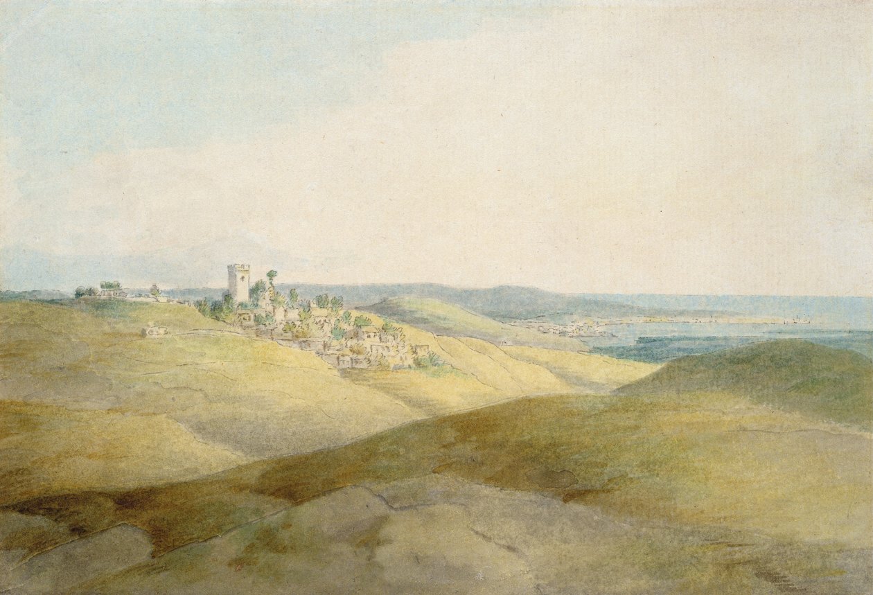 Pough Hill, in der Nähe von Bude, Cornwall von Francis Towne