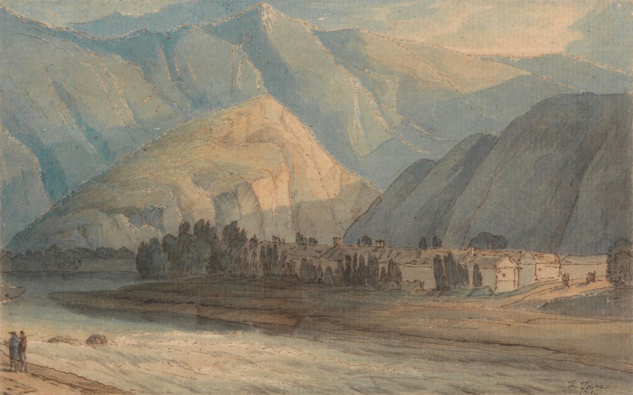 Das Grange am Kopf des Keswick-Sees von Francis Towne