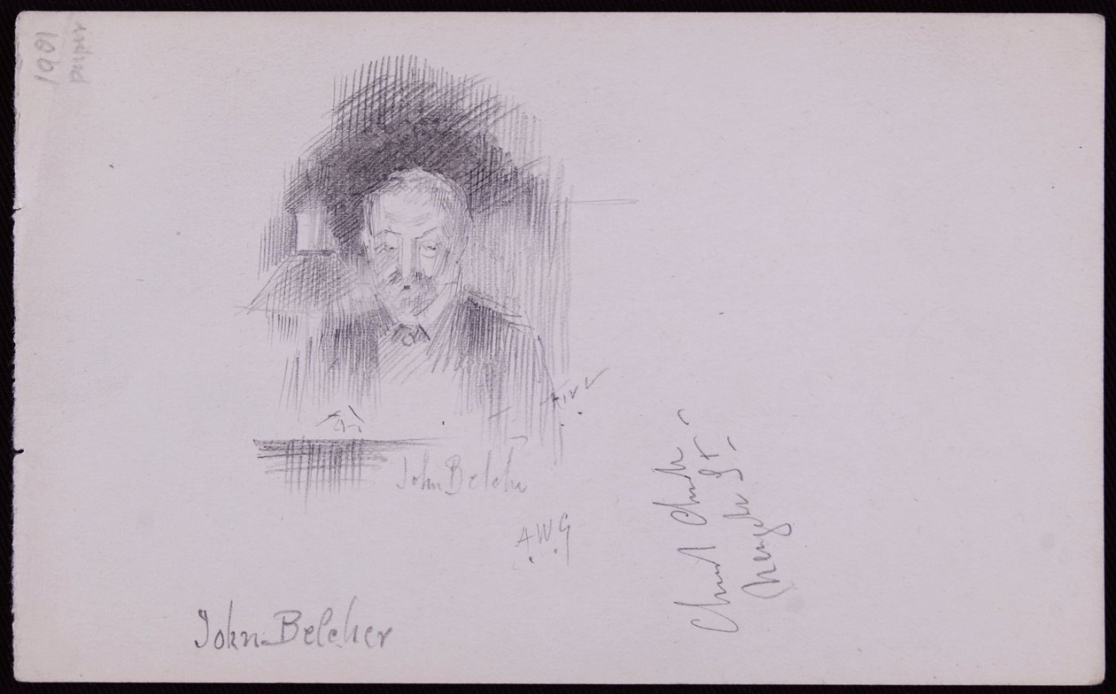 Porträt von John Belcher von Francis Wilfred Lawson