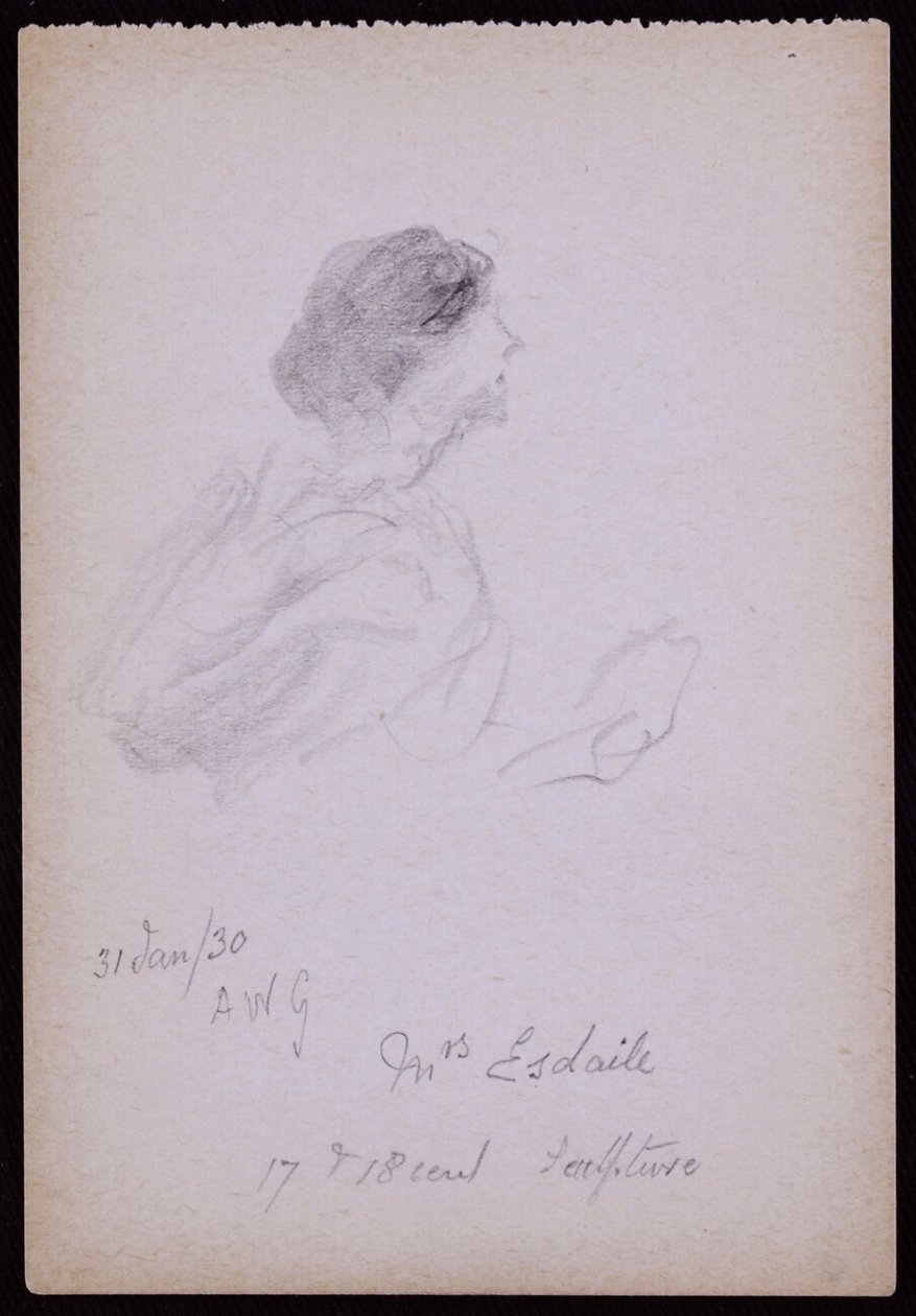 Porträt von Mrs Arundel Esdaile von Francis Wilfred Lawson