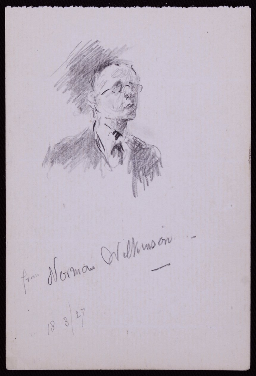 Porträt von Norman Wilkinson von Francis Wilfred Lawson