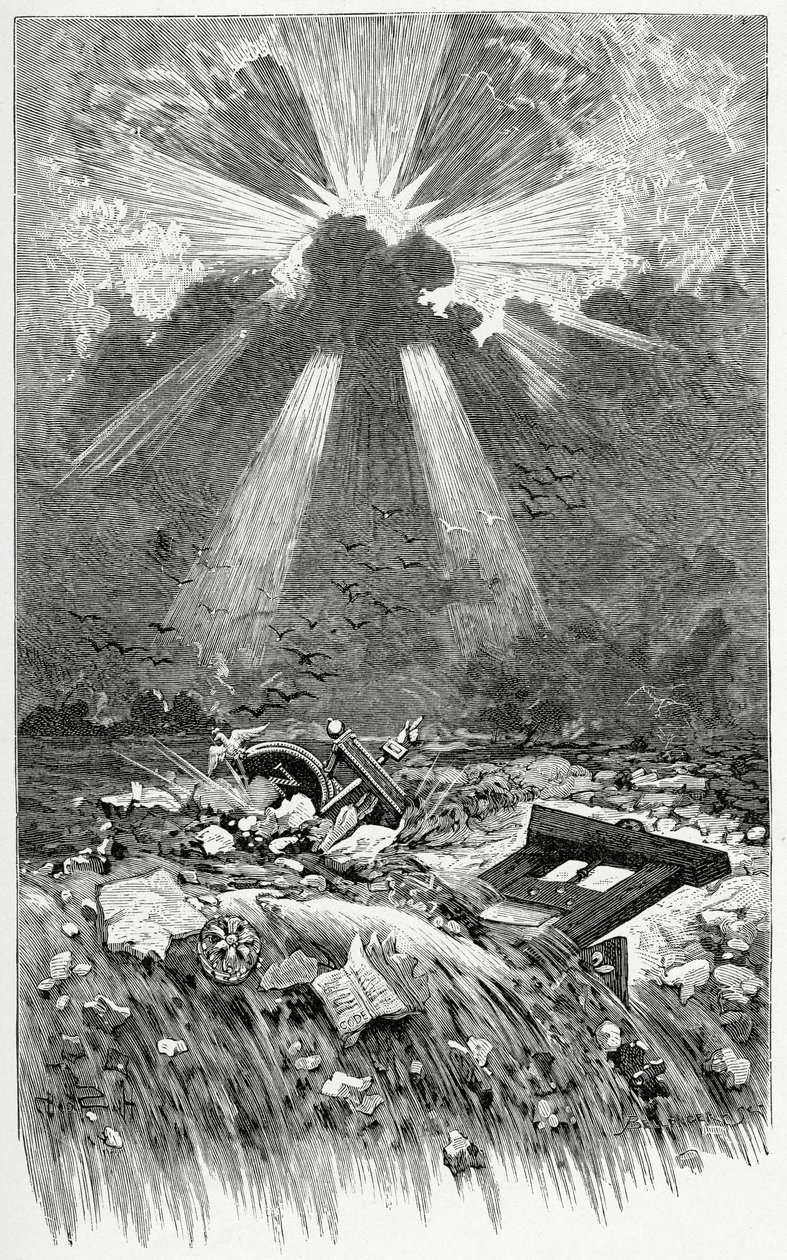 La Débacle - Illustration aus Napoléon le Petit, 19. Jahrhundert von Francis and Scott, Henry Fowke