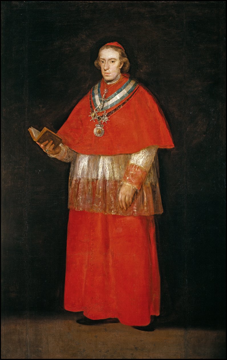 Kardinal Luis María de Borbón y Vallabriga von Francisco de Goya