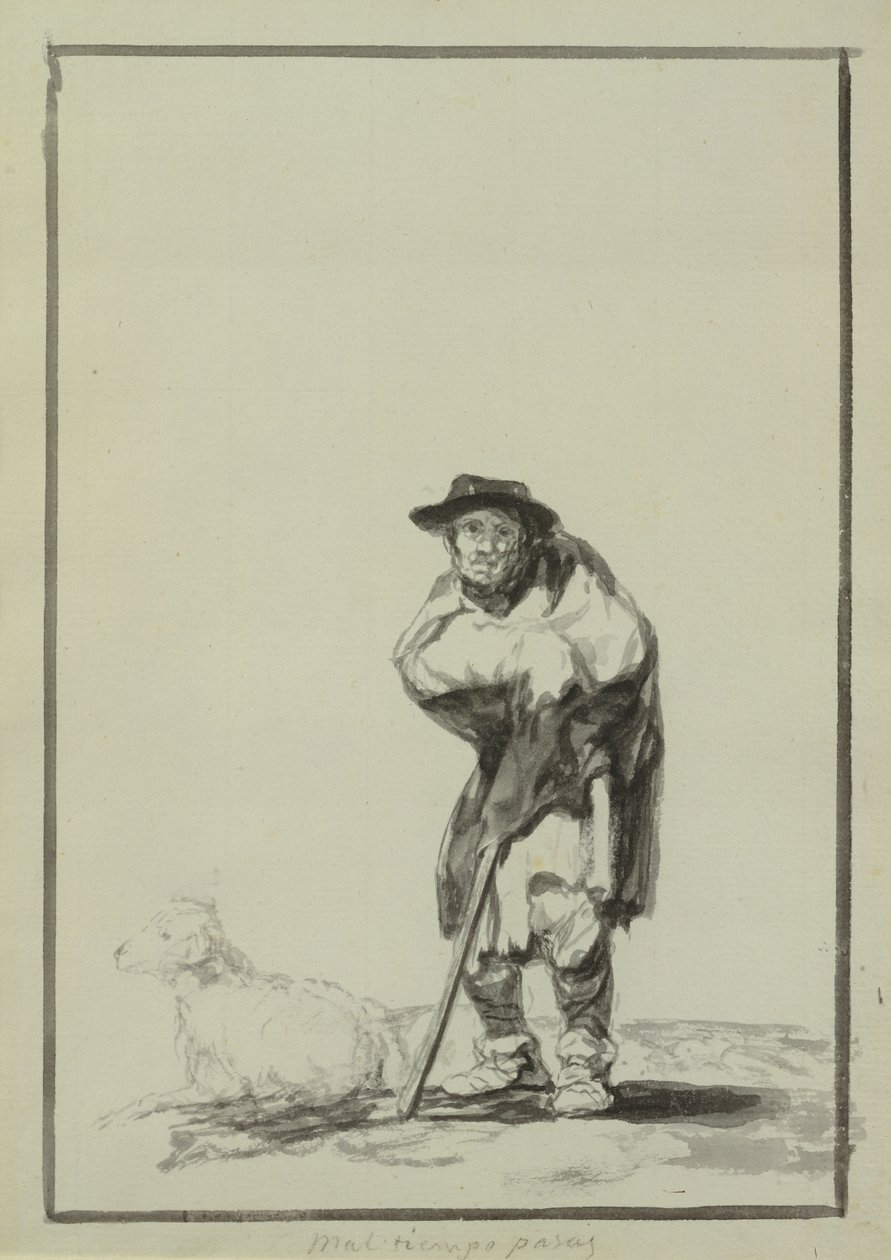Mal tiempo pasas von Francisco de Goya