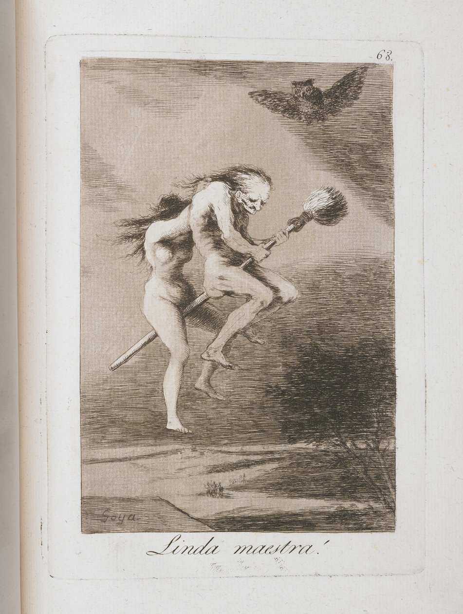 Tafel aus Los Caprichos, 1797-1798 von Francisco de Goya