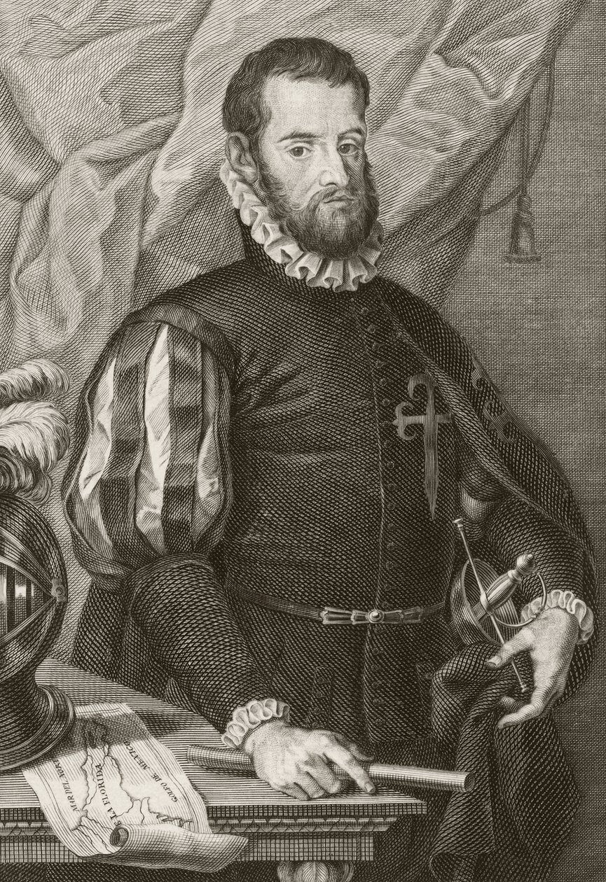 Pedro Menendez de Aviles von Francisco de Paula Marti Mora