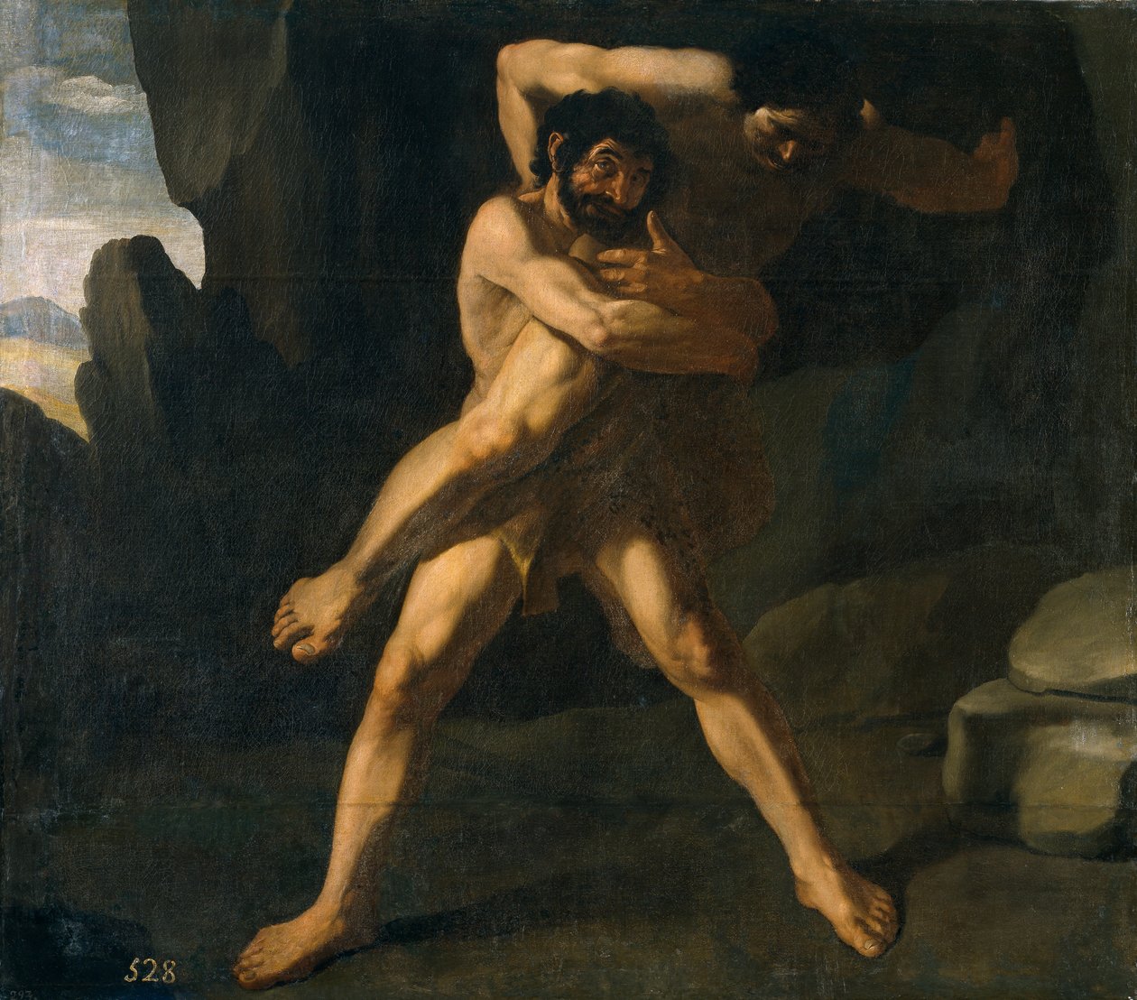 Herkules kämpft mit Antäus von Francisco de Zurbaran