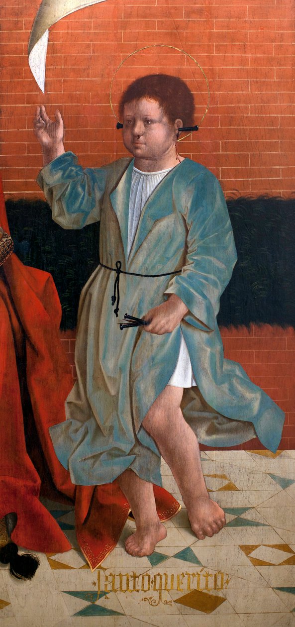 Heiliger Cyr (Detail) von Francisco (attr.to) Henriques