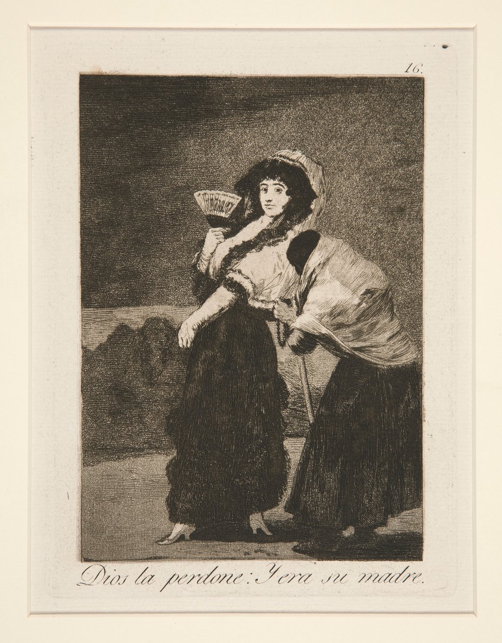 Gott vergebe ihr: und es war ihre Mutter von Francisco de Goya