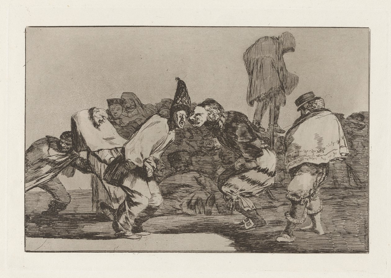 Disparate de carnabal, aus der Serie Los disparates von Francisco de Goya