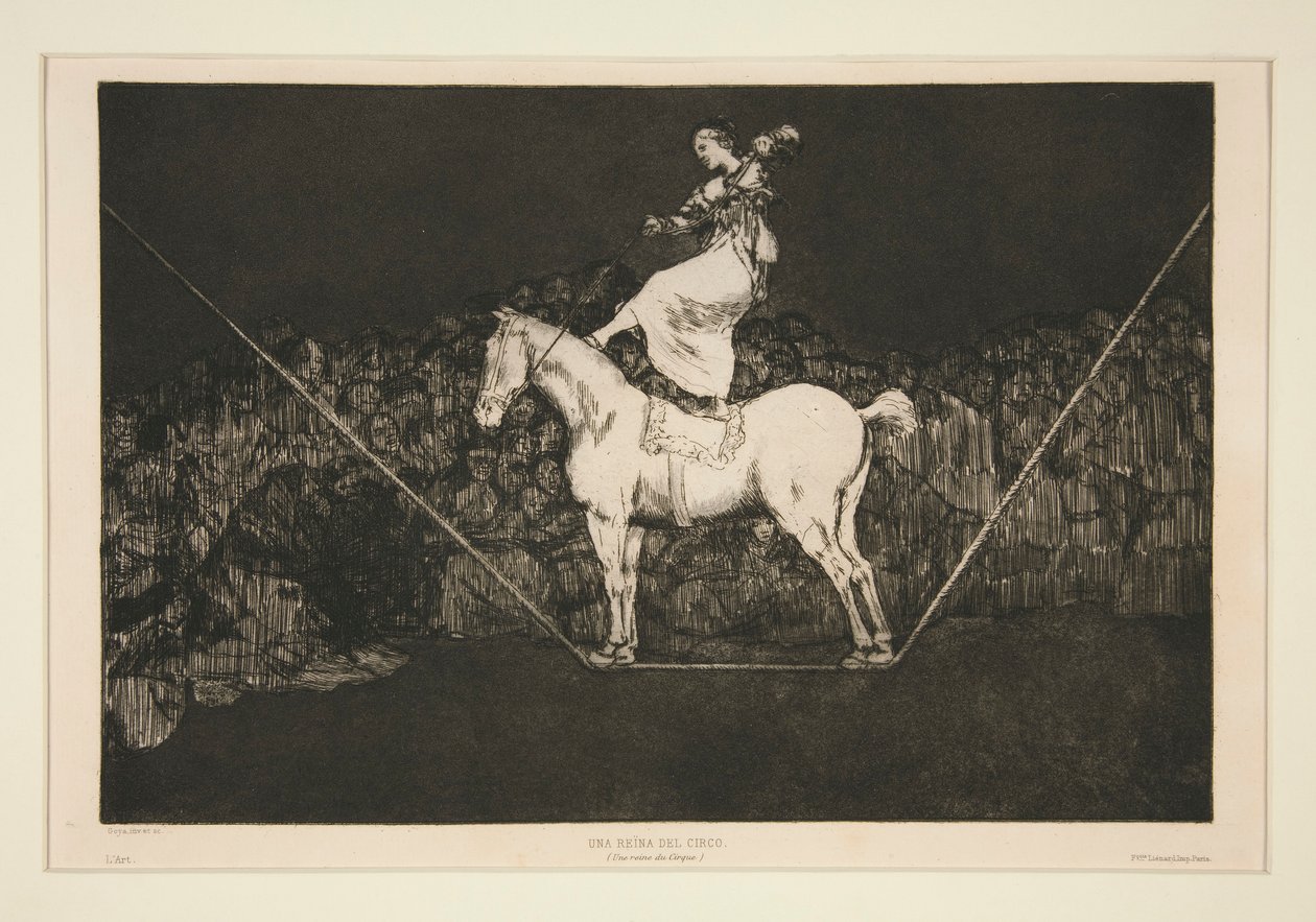 Pünktlicher Unsinn, unnummerierte Platte aus der Serie Die Sprichwörter von Francisco de Goya