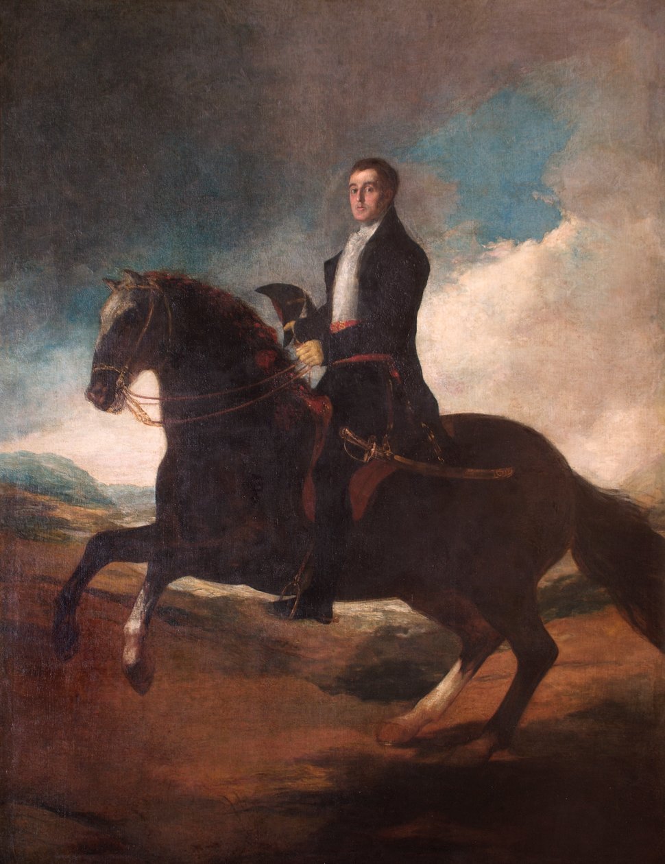 Reiterporträt des Herzogs von Wellington, 1812 von Francisco de Goya