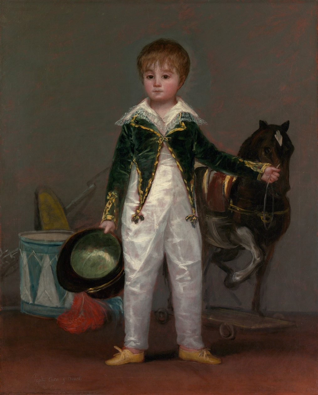 José Costa y Bonells starb 1870, genannt Pepito, ca. 1810 von Francisco de Goya