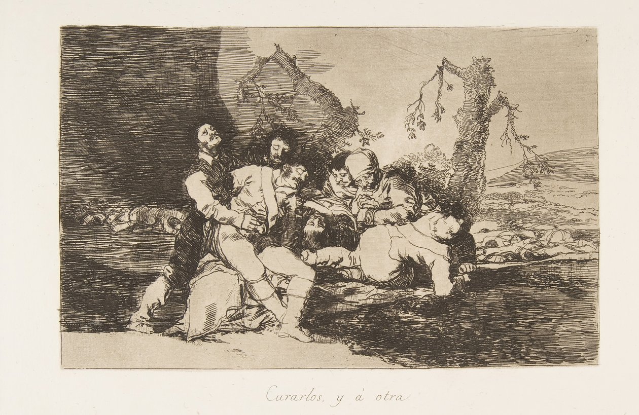 Tafel 20 aus Die Schrecken des Krieges Los Desastres de la Guerra: Get t... (1810 veröffentlicht 1863) von Francisco de Goya