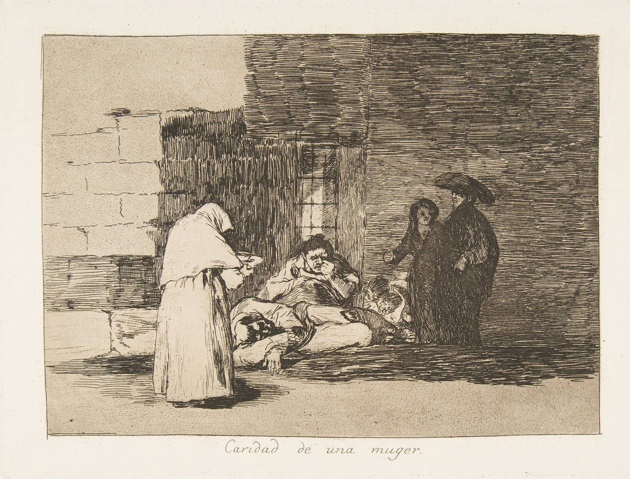 Tafel 49 aus Die Schrecken des Krieges: A..., 1811-12 veröffentlicht 1863 von Francisco de Goya