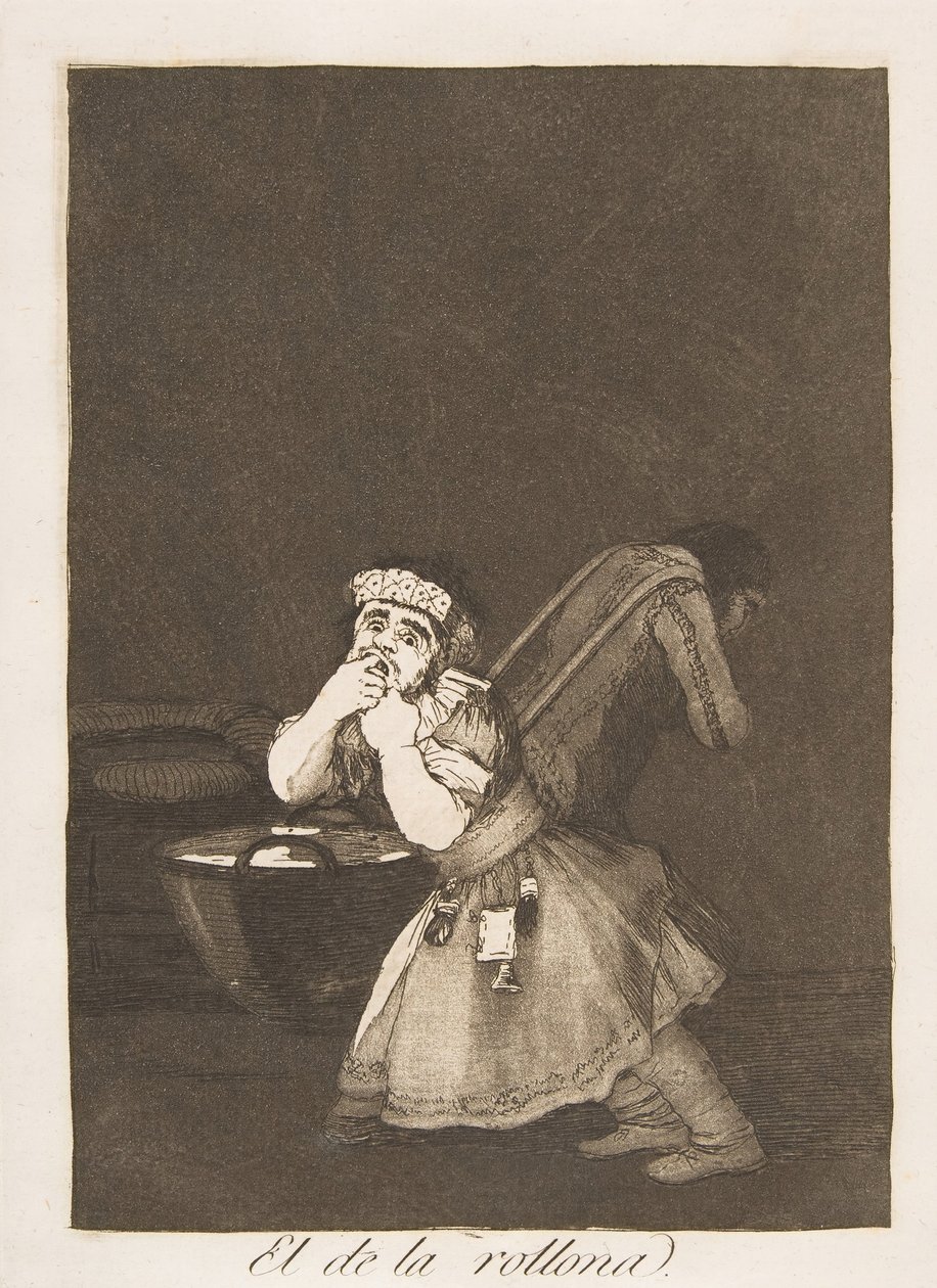 Platte 4 aus Los Caprichos: Muttersöhnchen, 1799 von Francisco de Goya